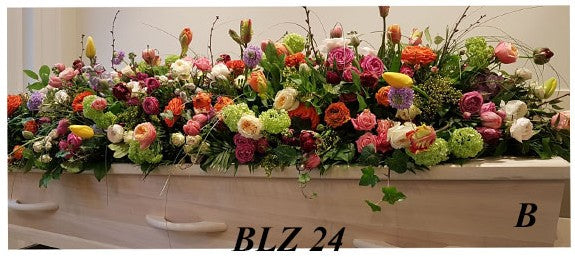 Blz. 24B | Kistbedekking veldachtig gemengd afscheidsstuk