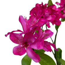 Load image into Gallery viewer, Zijden Rhododendron (Azalea) tak roze
