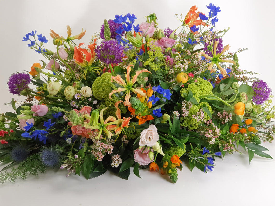 Blz. 27 | Ovaal pluktuin afscheidsstuk in vrolijke kleuren