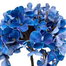 Load image into Gallery viewer, Zijden hortensia blauw
