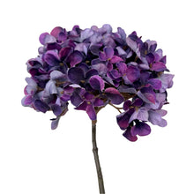 Load image into Gallery viewer, Zijden hortensia paars
